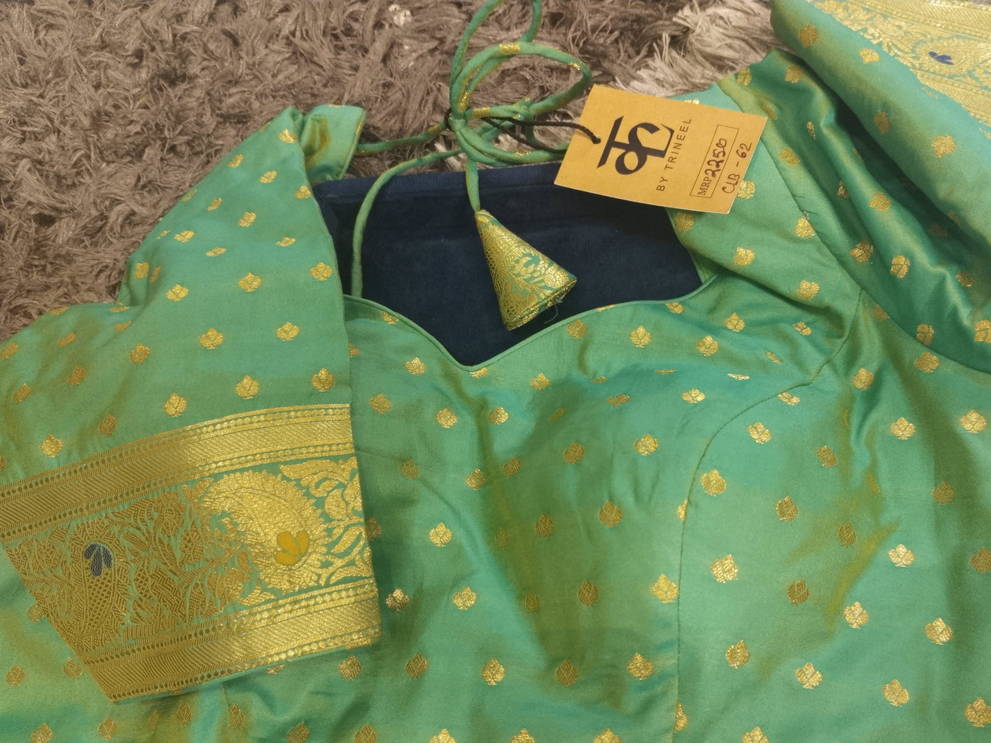 Parrot Green Silk Saree