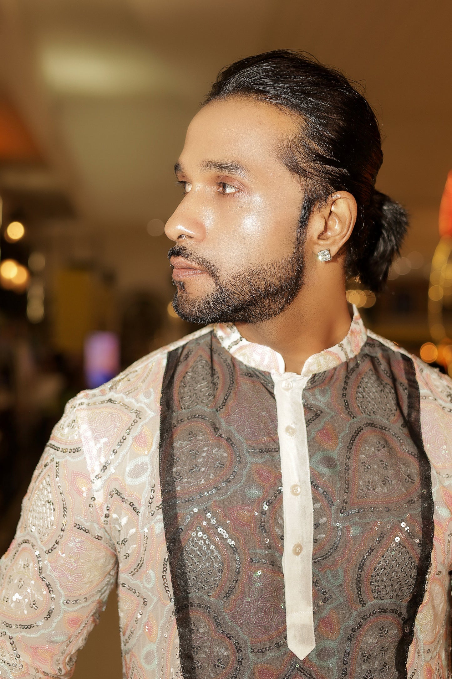 Georgette Sequence Kurta