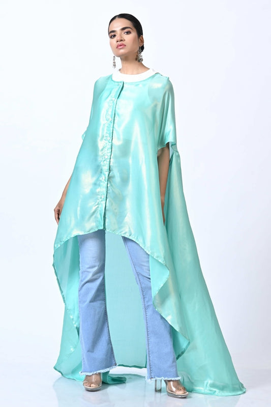 Holographic Satin Zep - Cape