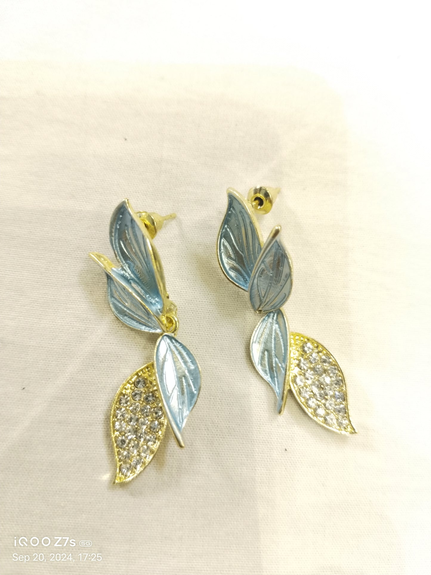 Enameled Earrings