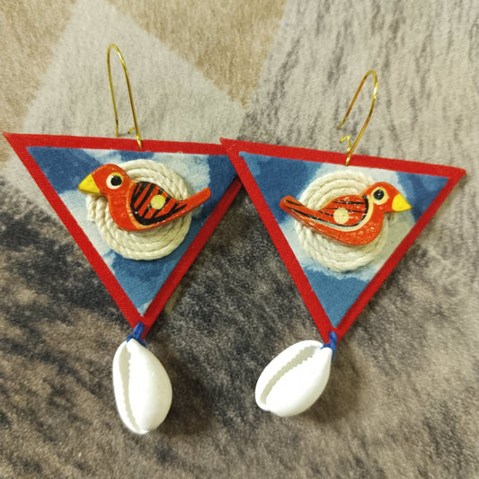 Recycle Fabric Earrings