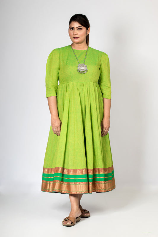 Enchantress Anarkali Kurti Dress - Green