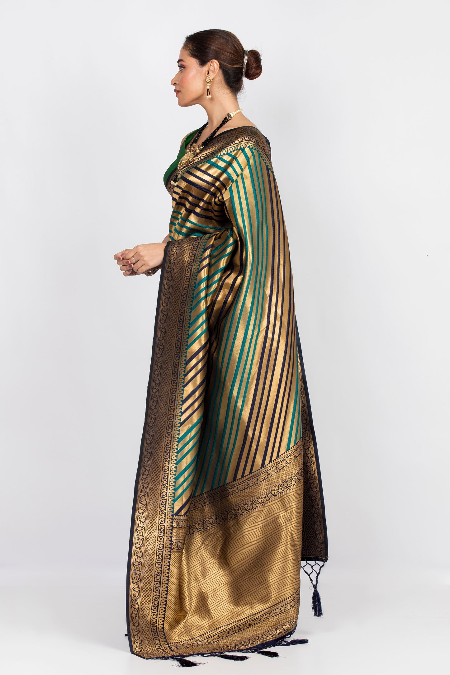 Silk Zari Work Saree