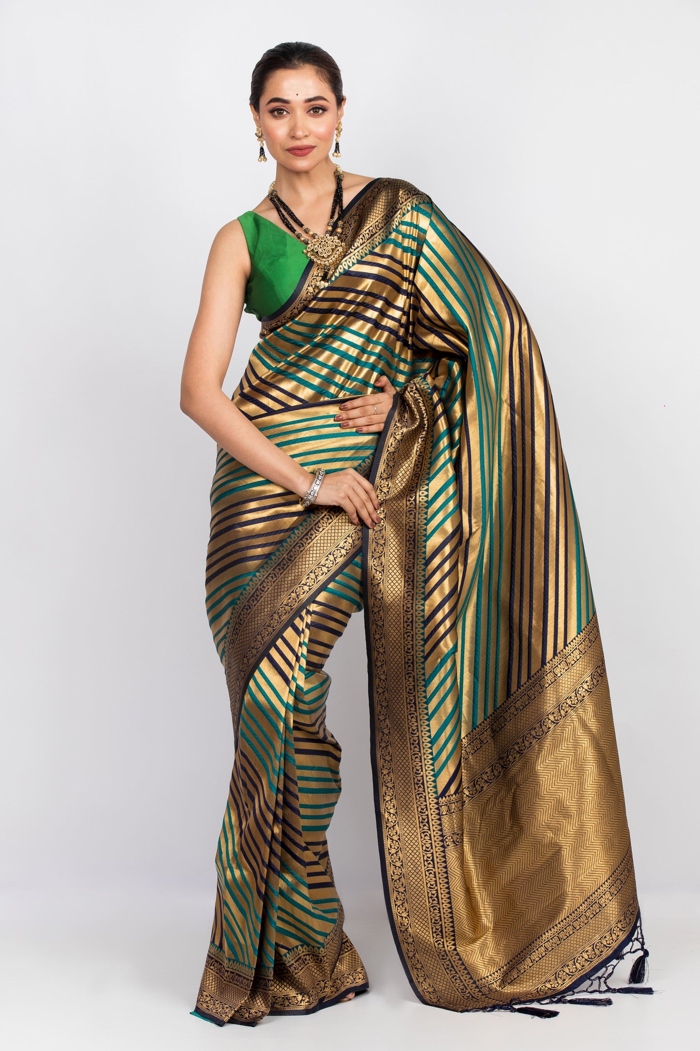 Silk Zari Work Saree