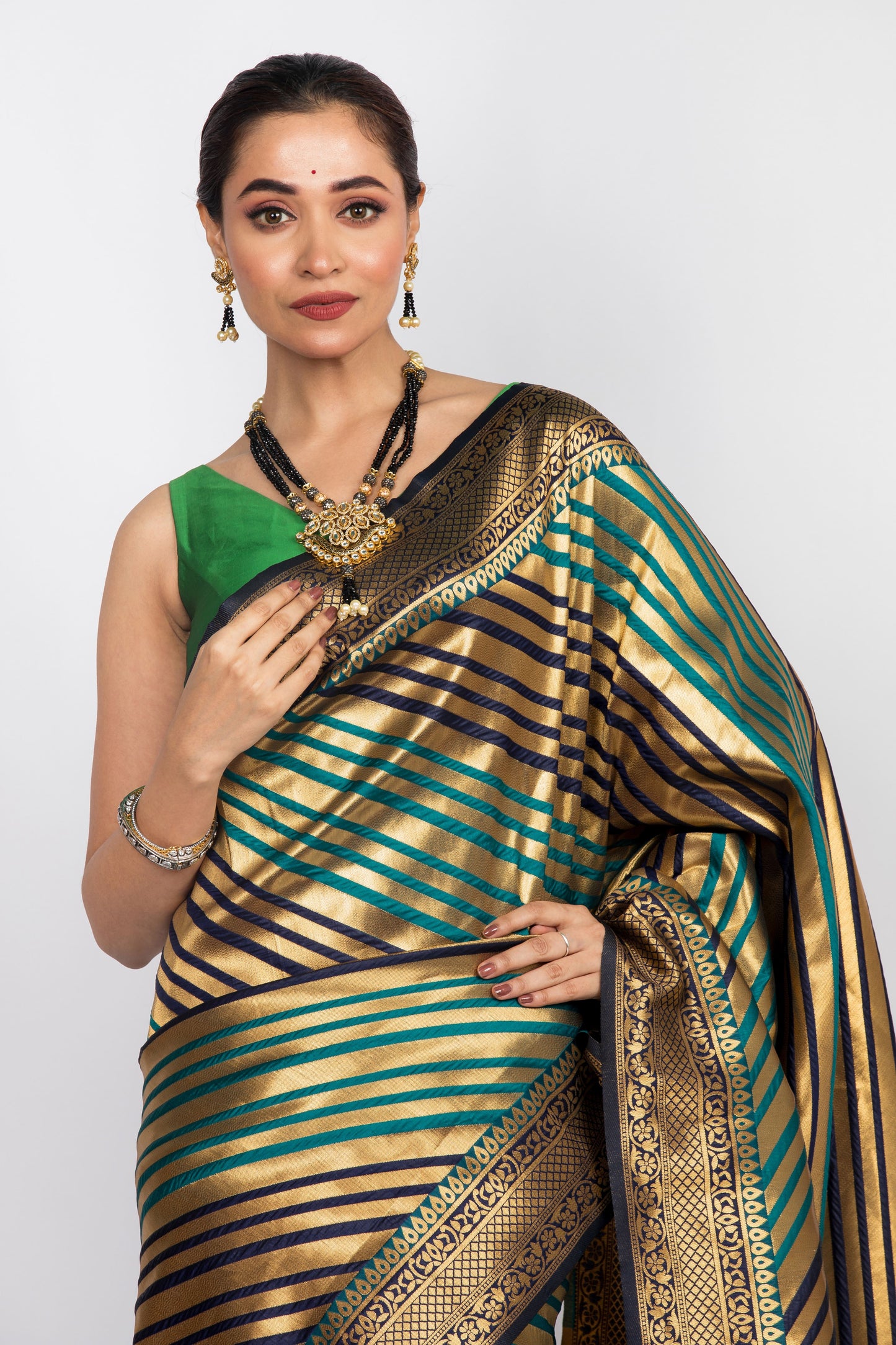 Silk Zari Work Saree