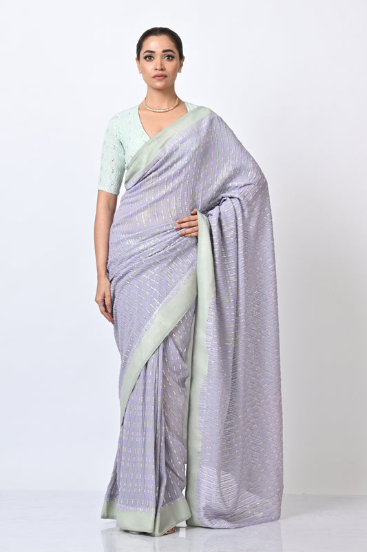 Georgette Sequence Saree