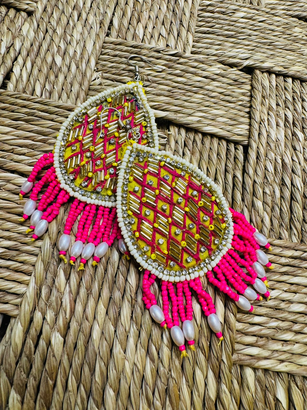 Hand Made Dangler Earrings