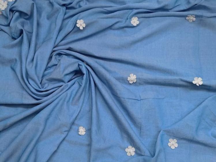 Cotton Saree with Lace Border